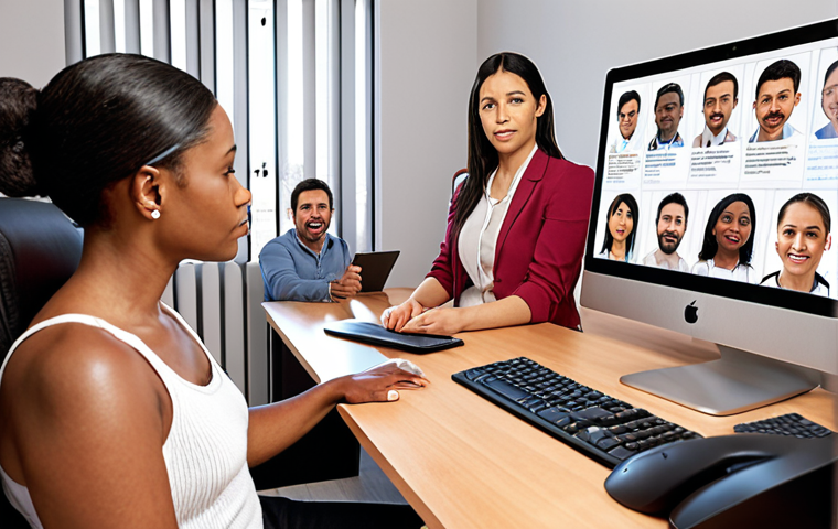 **Image Prompt 1:** A diverse team in a modern home office environment, participating in a virtual feedback session, with visual cues emphasizing open communication and constructive criticism. Focus on body language and expressions that convey trust and collaboration.